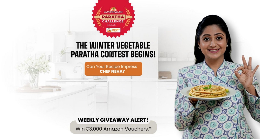 winter vegetable paratha