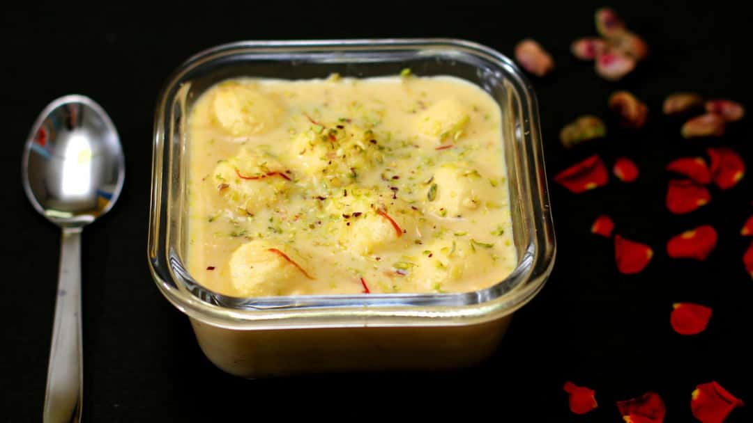 No-Cook Angoori Rasmalai
