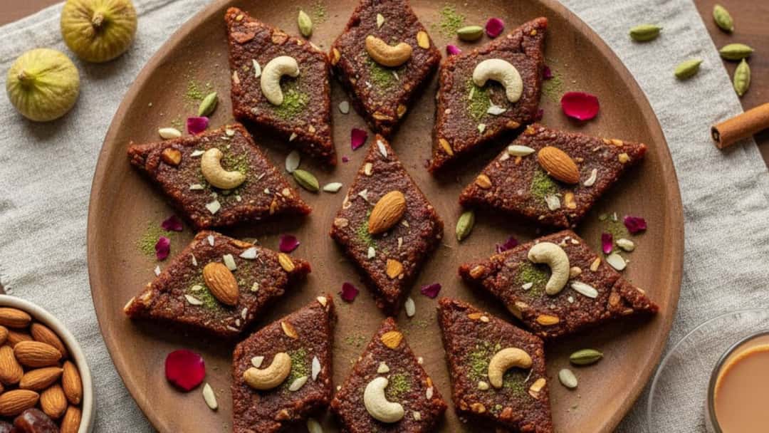 Low-Sugar Anjeer & Almond Barfi