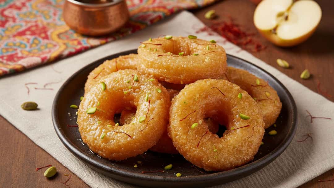 Air-Fried Apple Jalebi
