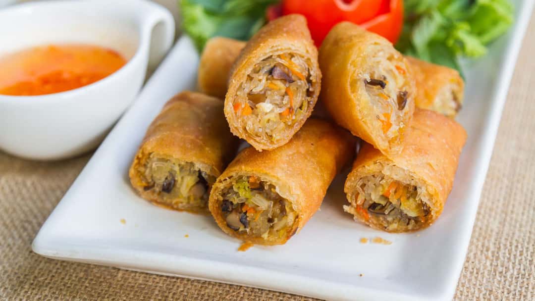Crispy Veg Spring Rolls
