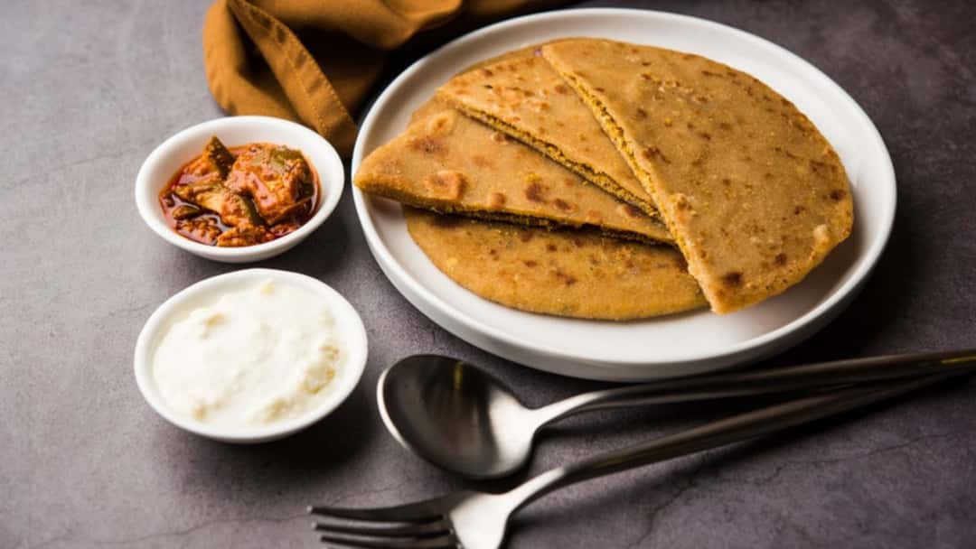Leftover Dal Paratha