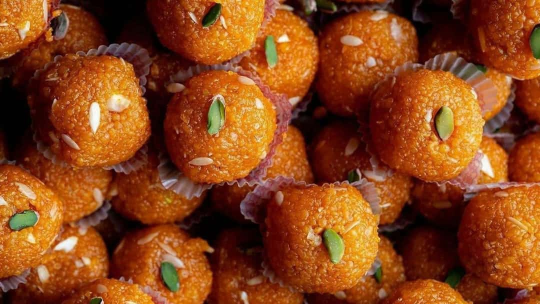Low-Oil Motichoor Laddoos For Ganesh Chaturthi