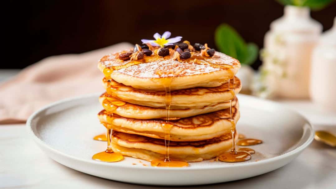 Golden Fluffy Pancakes – Easy Recipe For Breakfast Bliss
