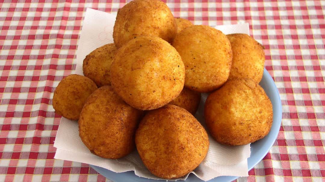 Leftover Chicken Biryani Arancini Balls