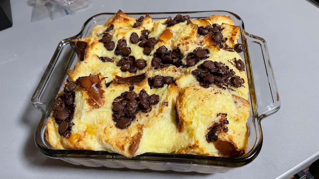 Khapli Wheat Bread Pudding