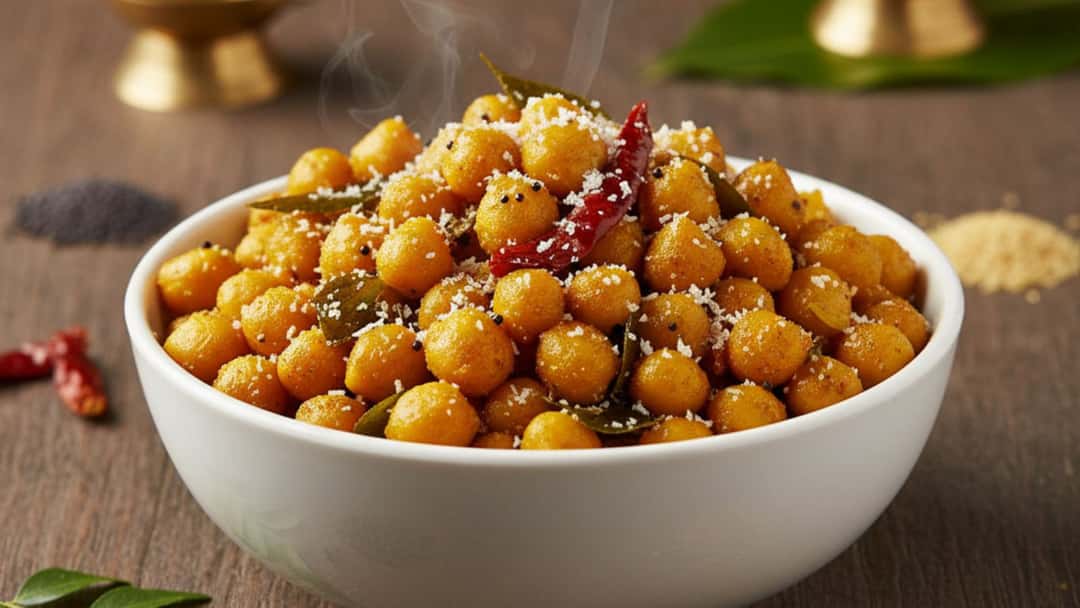South Indian Chana Sundal Recipe