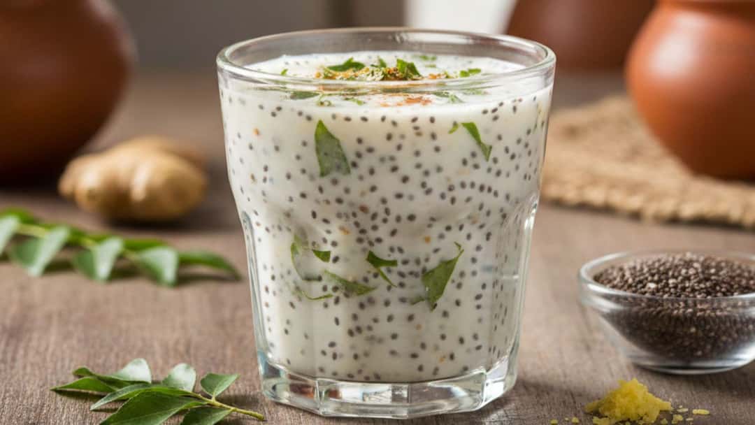 Chia Seed Buttermilk Drink