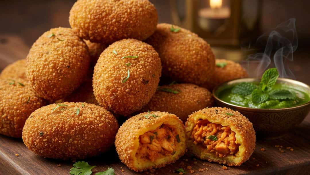 Crispy Chicken Tikka Croquettes 
