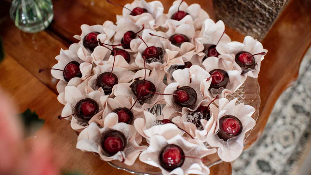 Chocolate cherry drinks and desserts for monsoon stone fruit season