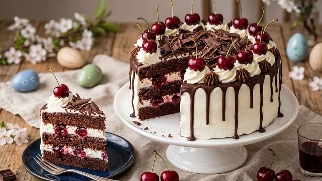 Chocolate Cherry Layer Cake