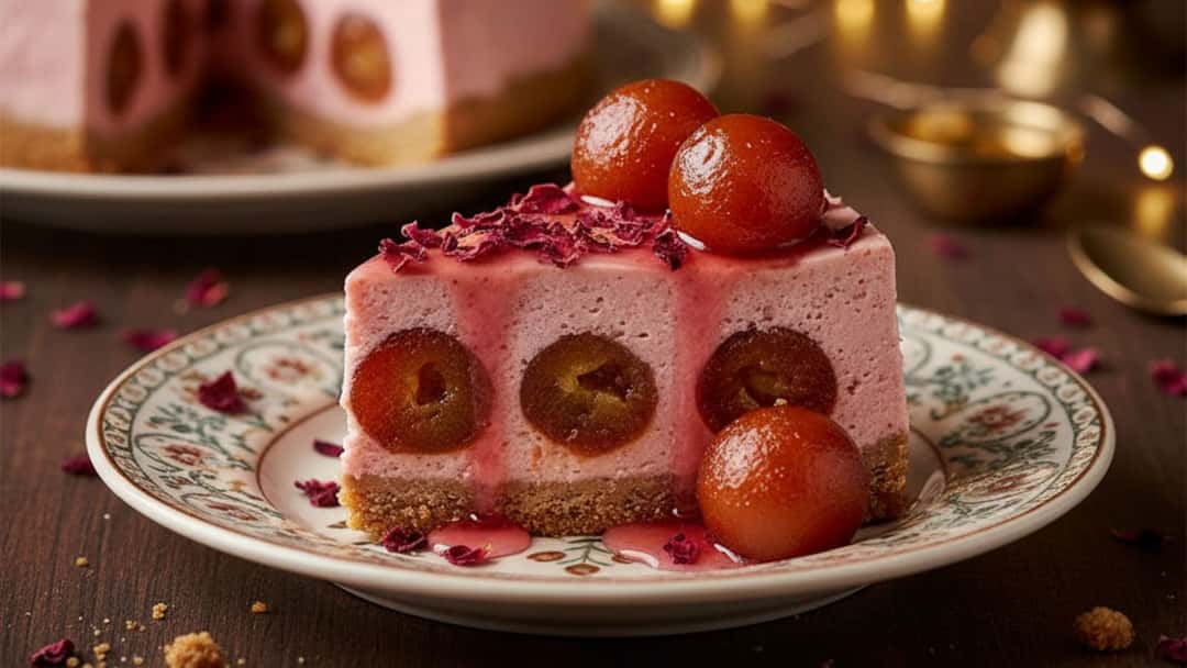 Gulab Jamun Cheescake Recipe