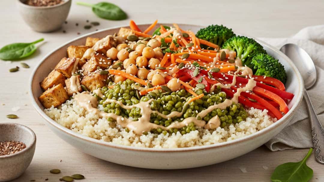 High-Protein Vegan Bow