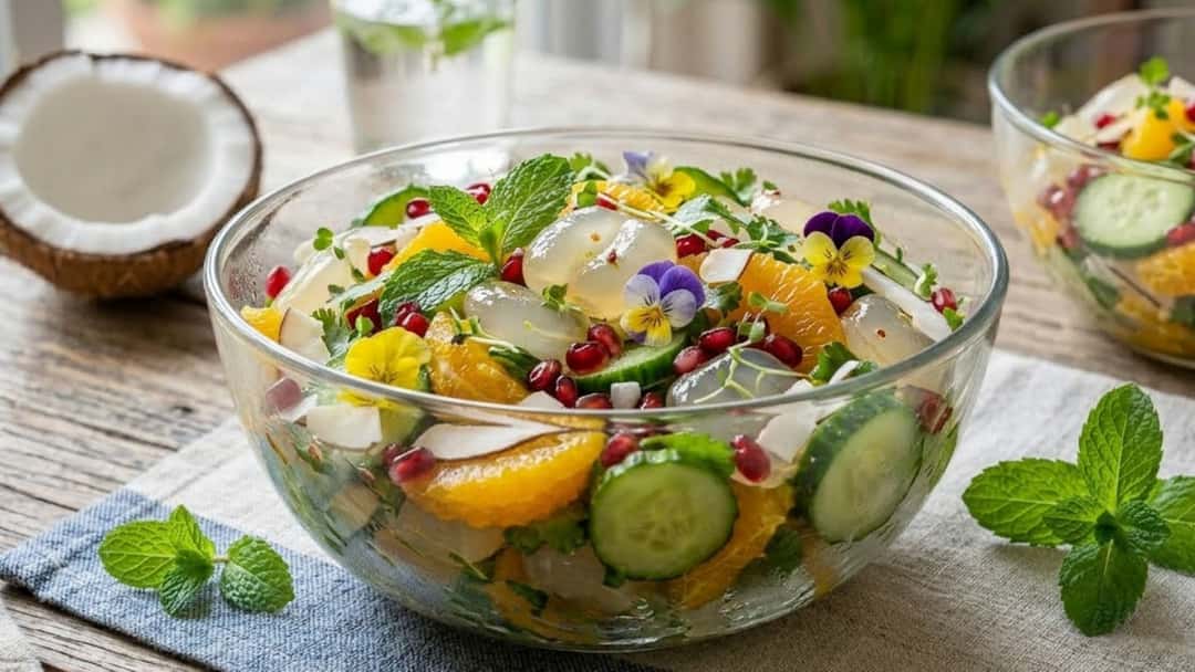  Ice Apple Salad in a bowl