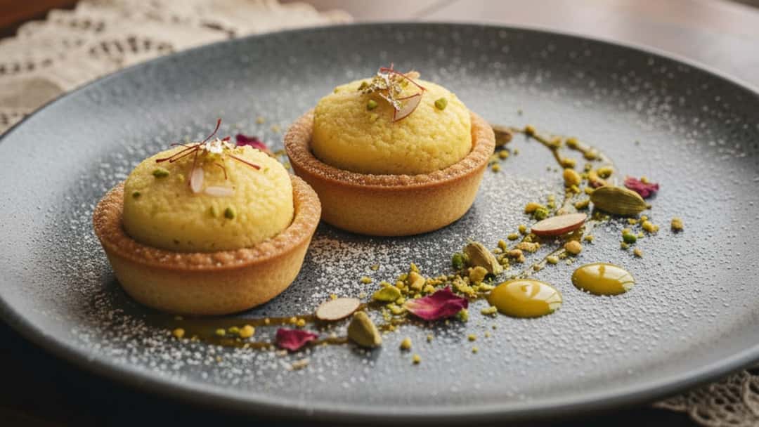 Kesar Peda Tartlets Recipe