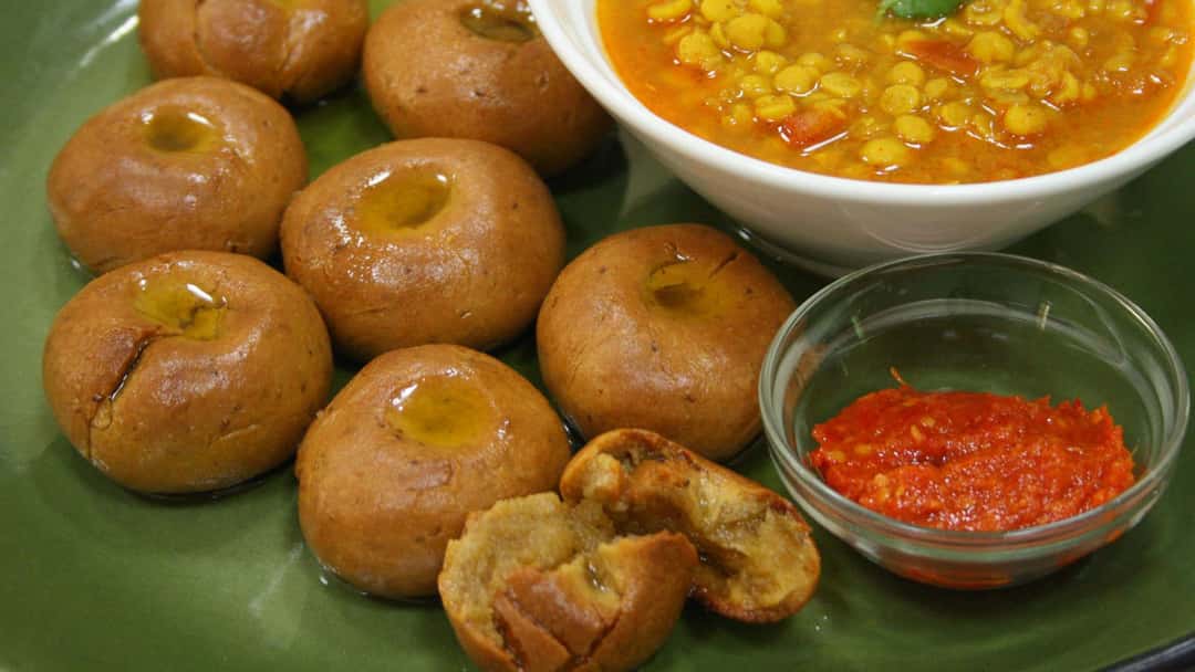 Khapli Wheat Baati Recipe