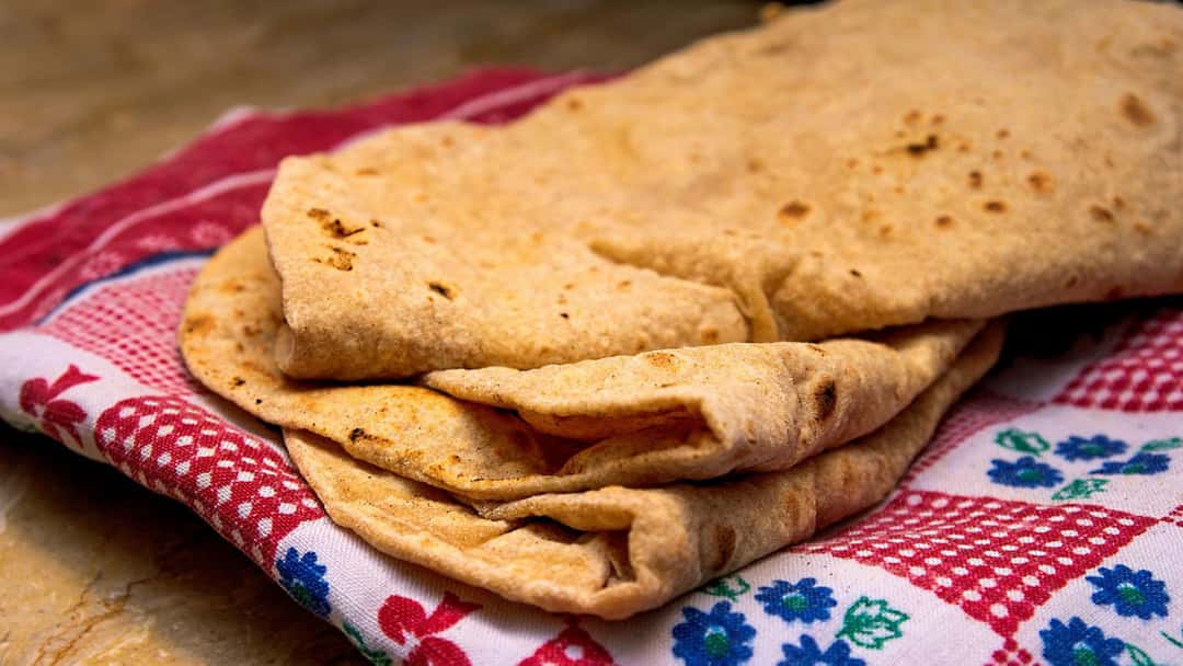 Rotis made with Khapli Wheat