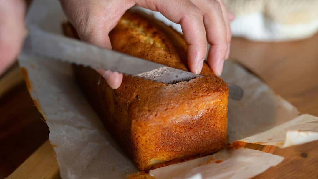 Khapli wheat loaf cake