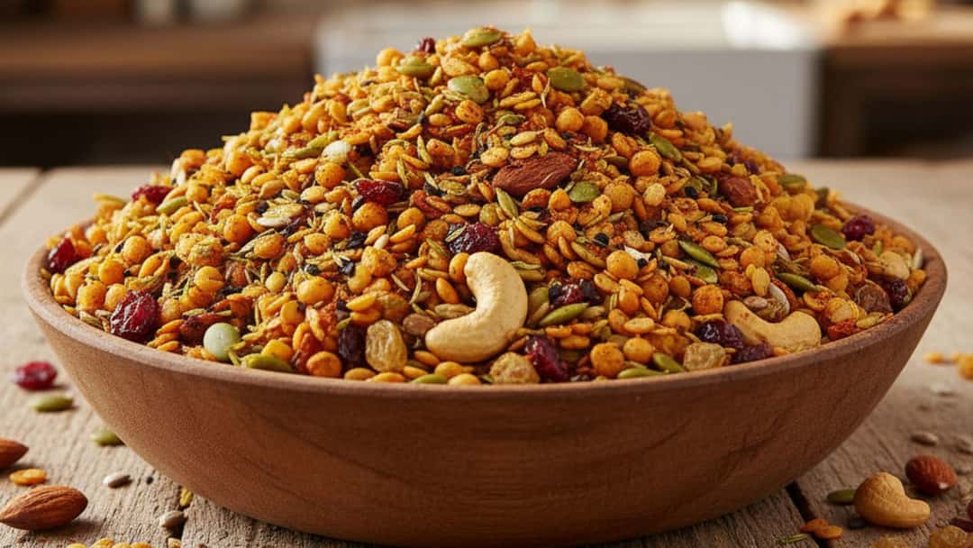 Roasted Lentil Trail Mix