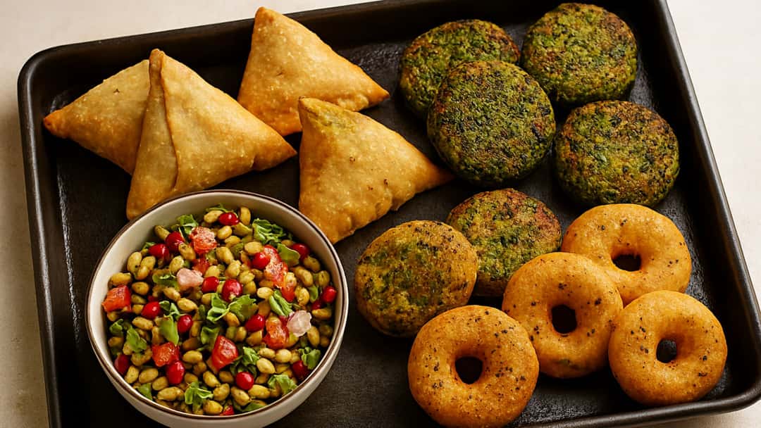 Baked Samosas And Air-fried Vadas And Other Healthy Street Foods
