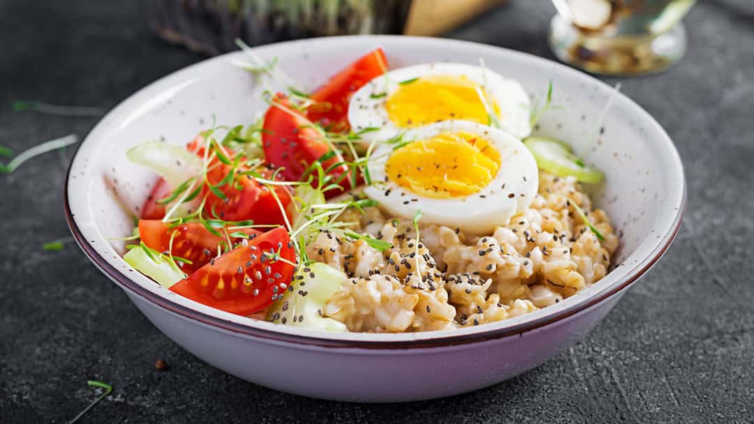 salad bowls packed with protein for dinner 