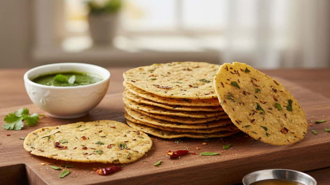 Spicy Methi Khakhra Crackers