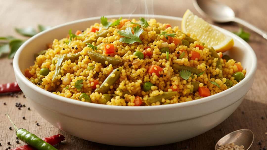 Quick Millet Upma With Vegetables