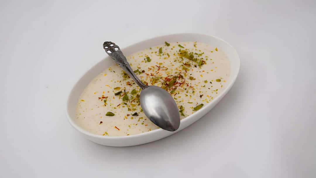 Muhallebi in a container