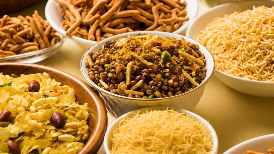 Namkeen spread for Diwali
