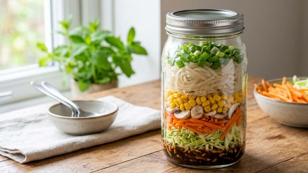 Meal Prep Noodle Jar