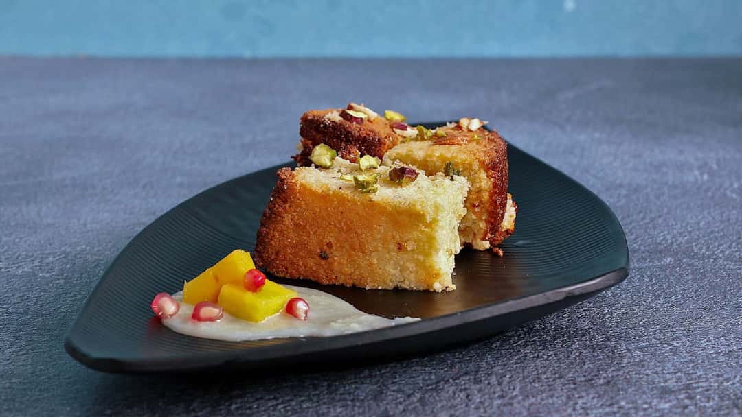 Chenna poda on a plate
