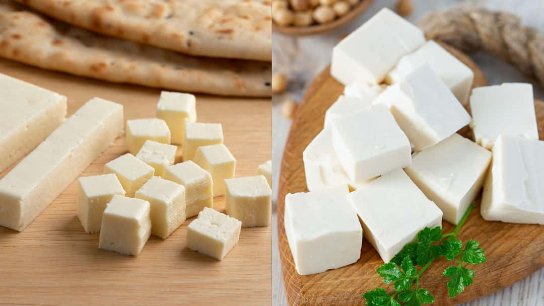 Paneer and tofu blocks