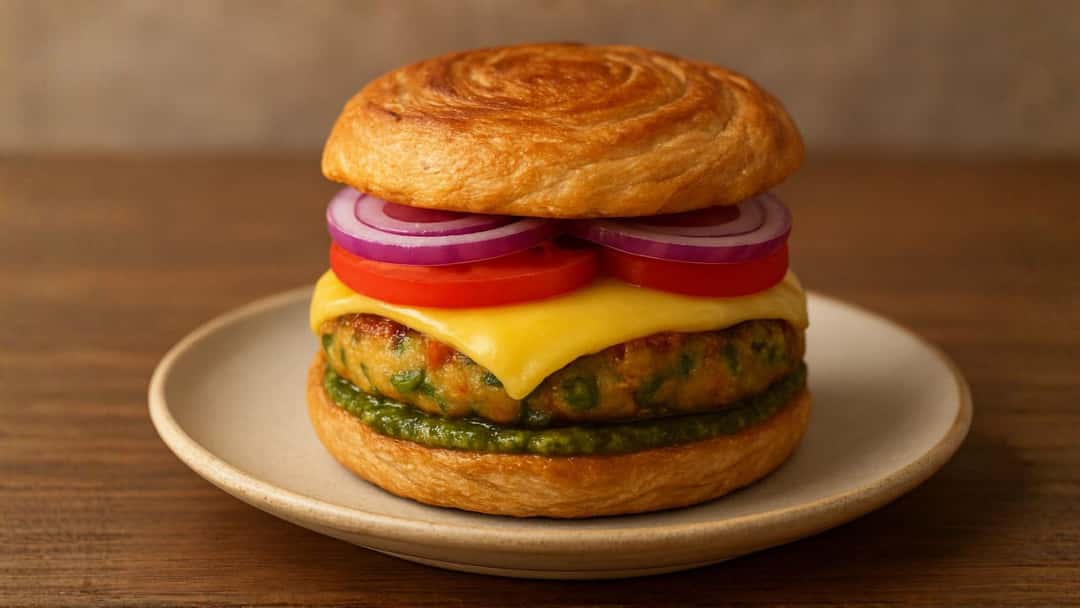 Whole Wheat Bun Parotta Burger