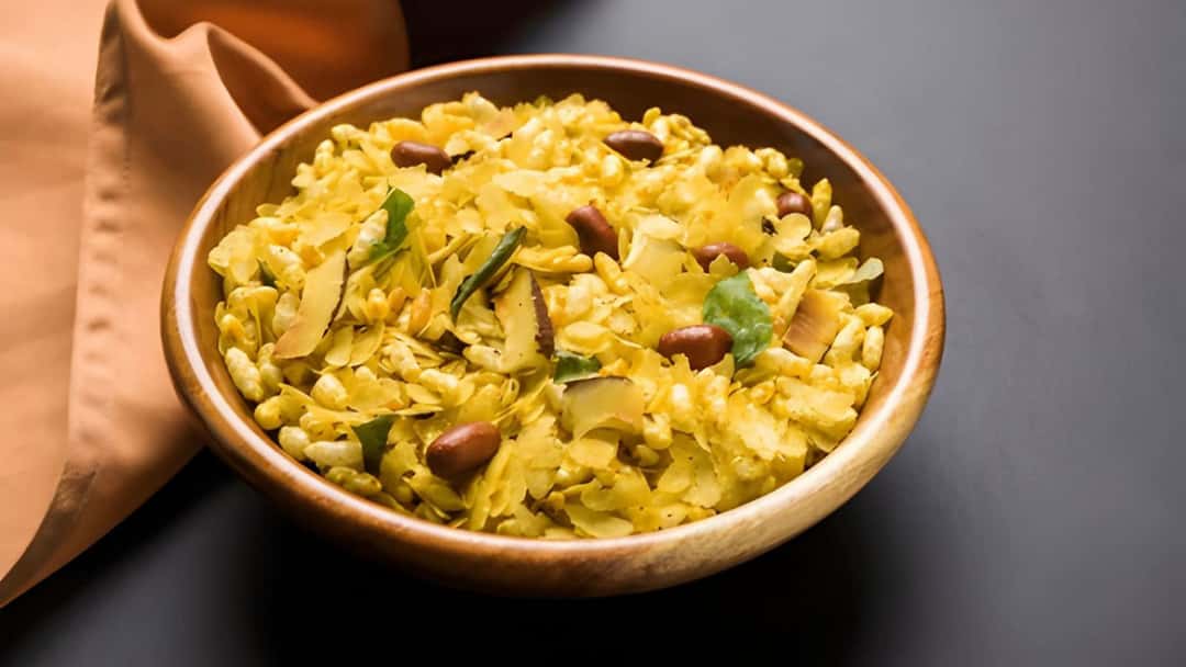 Poha Chivda Recipe