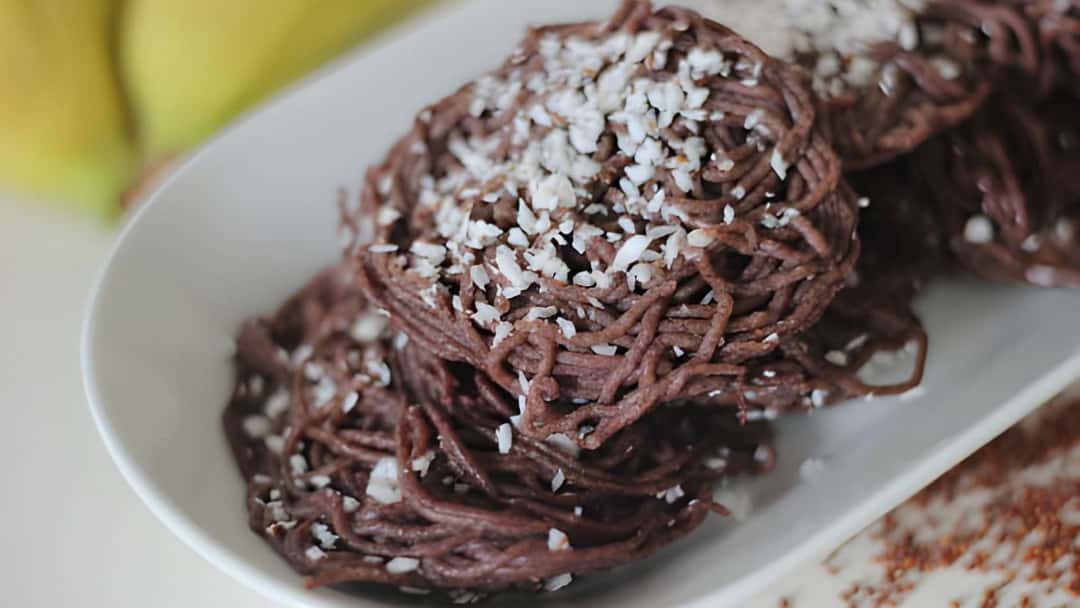 Ragi Idiyappam on a plate - banner image