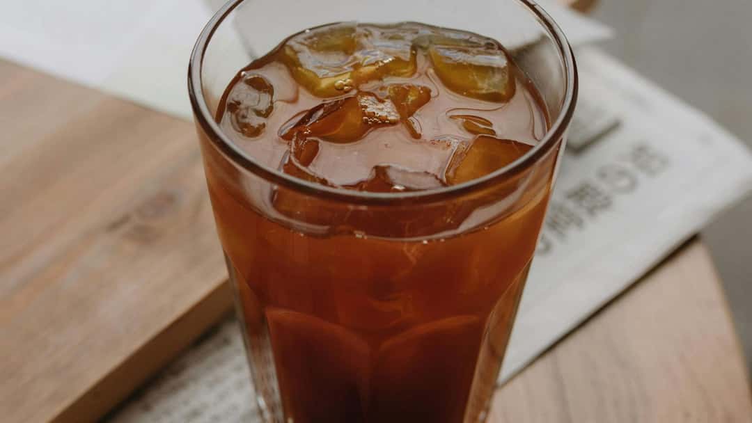 Rajasthani amalvani served in a clear glass