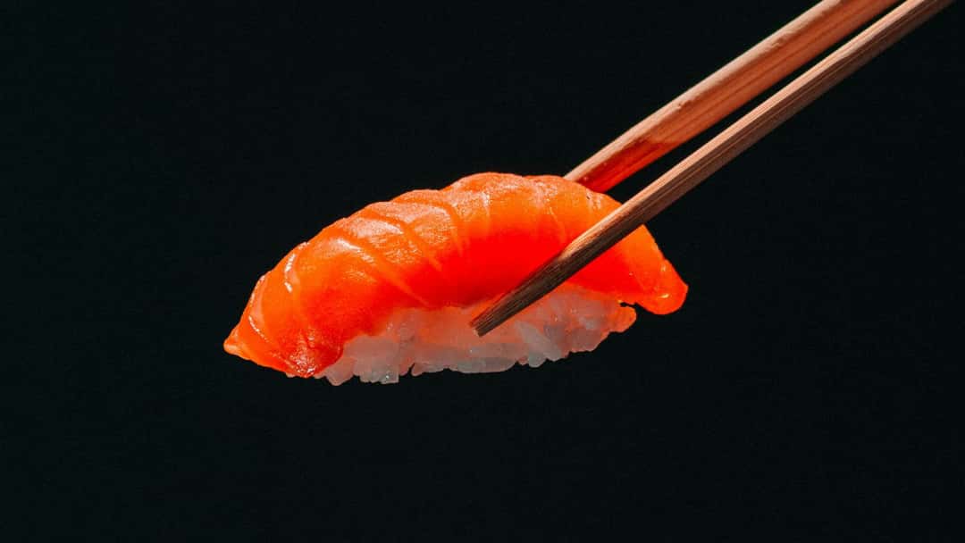 Raw, cured fish turned into sushi