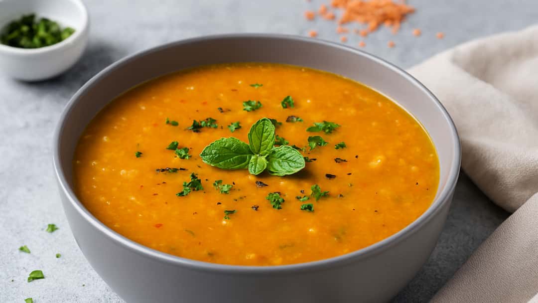 Red Lentil & Carrot Soup Recipe