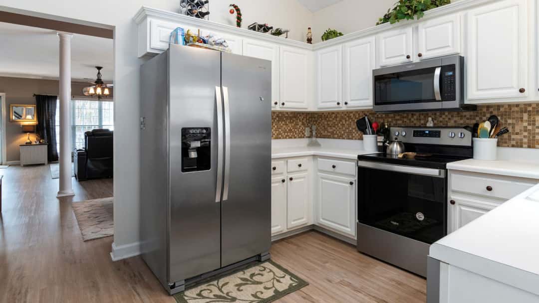 Refrigerator in a modern kitchen
