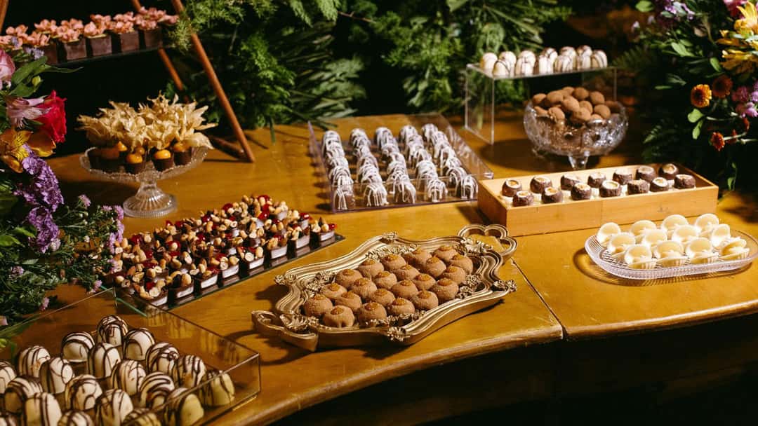 dessert table with single-serve sweets - banner image