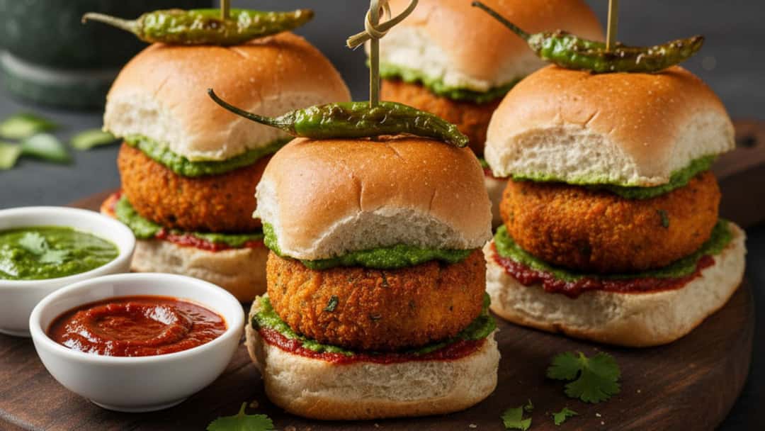 Leftover Mashed Potato Vada Pav Sliders