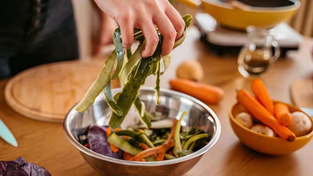 Vegetable peels for parathas