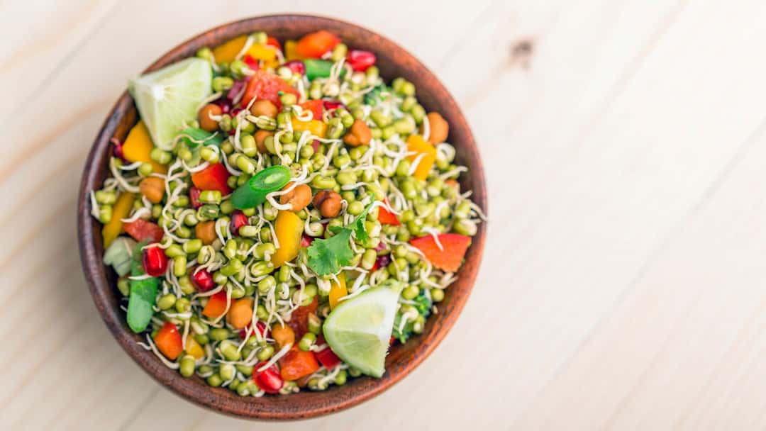 Sprouts salad in bowl
