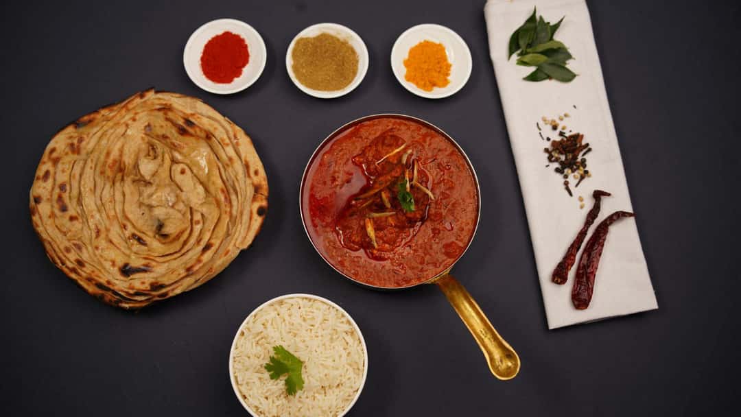 Flaky And Soft Khapli Wheat Laccha Paratha Layers 