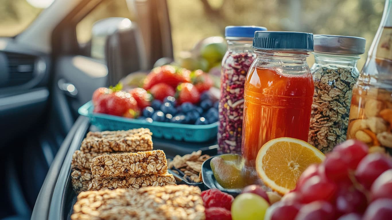 Snacks for Long Trip Road Drives