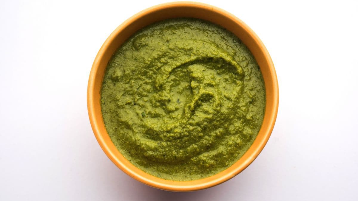 small bowl of amla chutney