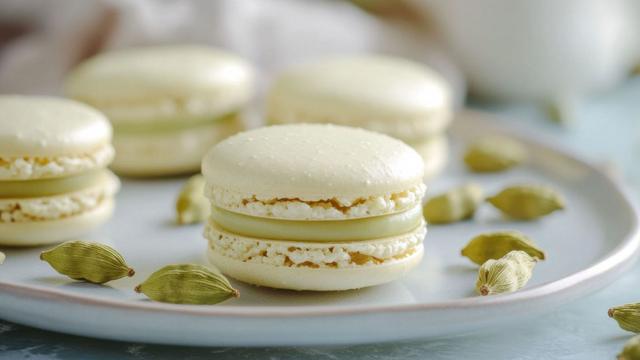 Elaichi Macarons Recipe For Eid