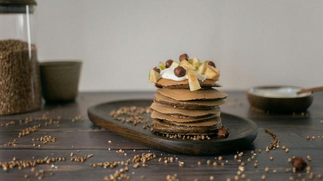 Fluffy Buckwheat Pancakes