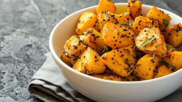  A Unique Sweet Potato Poriyal Recipe For Your Onam Sadya