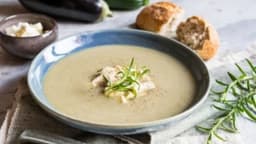 Creamy Roasted Eggplant Soup
